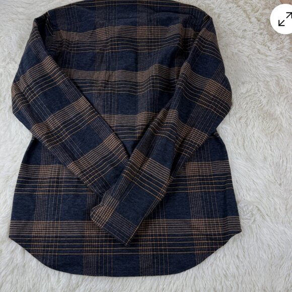 Outclass Glencheck Flannel Plaid Shirt Button Down Long Sleeve Casual Mens M - Picture 5 of 11